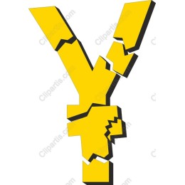 Cracked Y Letter
