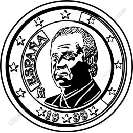 Commemorative Spanish Coin Icon