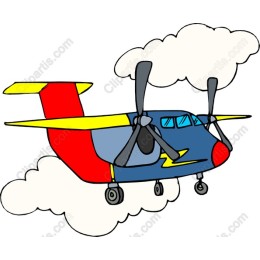 Whimsical Propeller Airplane