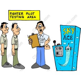 Sky Ace Fighter Pilot Testing Area