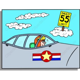 Playful Pilot in a Speedy Car