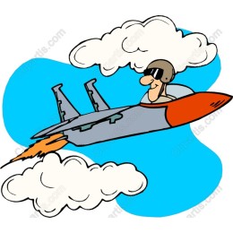 Playful Fighter Jet