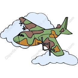 Camouflaged Airplane
