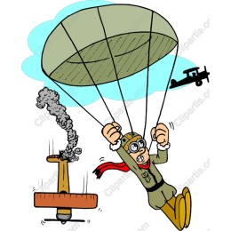 Daring Pilot Parachute