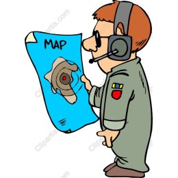 Pilot with Map