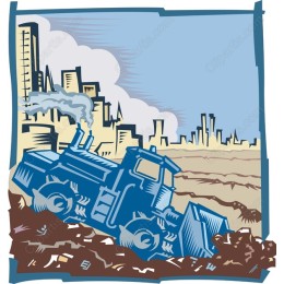 Urban Excavation Scene
