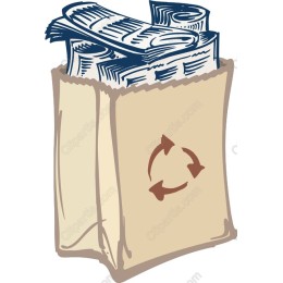 Eco-Friendly Paper Bag with Newspapers