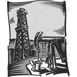 Vintage Oil Rig