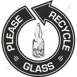 Please Recycle Glass