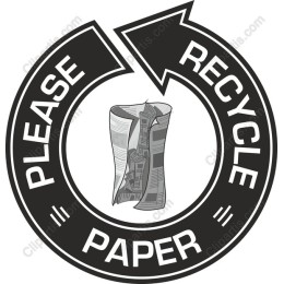 Please Recycle Paper