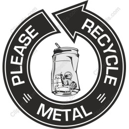 Please Recycle Metal