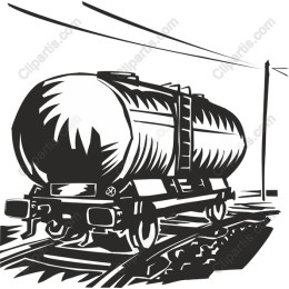 Vintage Train Tank Car