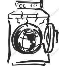Eco-Friendly Washing Machine with Globe
