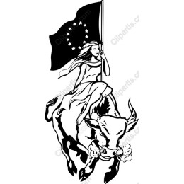 European Spirit: Woman on Bull