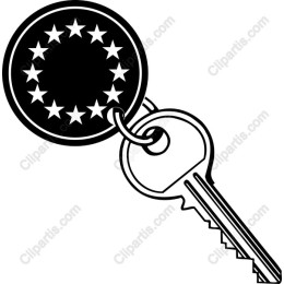Elegant Key and Keychain