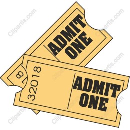 Vintage Admission Ticket