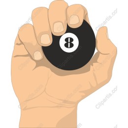 Mystical 8-Ball Hand