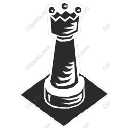 Stylish Rook Chess Piece