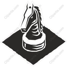 Monochrome Chess Knight
