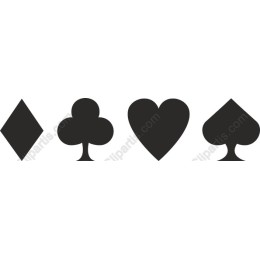 Classic Playing Card Symbols Set