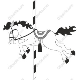 Whimsical Carousel Horse