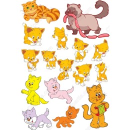 Charming Cartoon Cat Collection