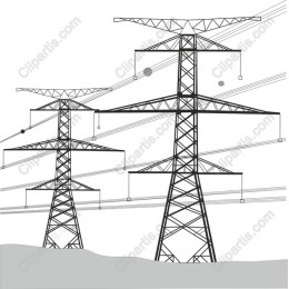 Power Transmission Towers in