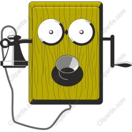 Whimsical Retro Phone