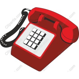 Retro Red Telephone