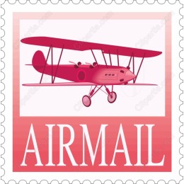Vintage Airmail Stamp