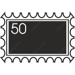 Elegant 50 Stamp