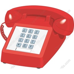 Red Vintage Telephone