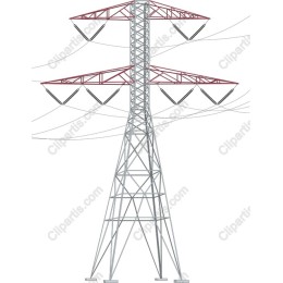 High-Voltage Power Line Tower