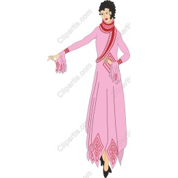 Stylish Pink Gown