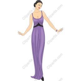 Elegant Purple Dress