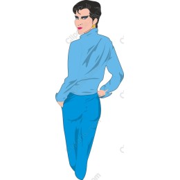 Chic Blue Fashion