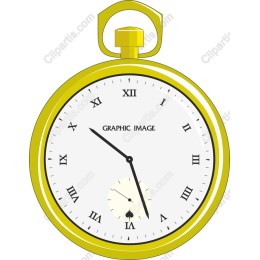 Classic Yellow Pocket Watch