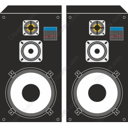 Classic Retro Audio Speakers