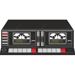 Retro Cassette Tape Player