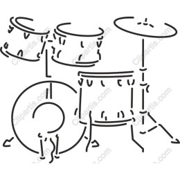 Minimalist Drum Set