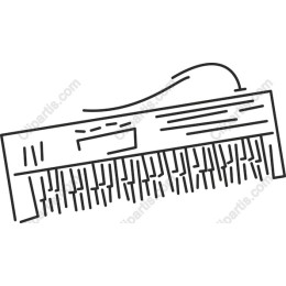 Vintage Piano Keyboard
