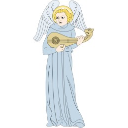 Enchanting Angel with Instrument