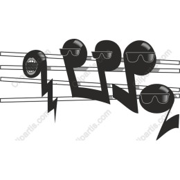 Cool Sunglasses Musical Notes