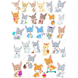 Bunny Clipart Collection - Adorable s