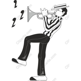 Lively Trumpet Player