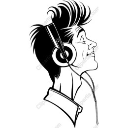 Young Man with Headphones