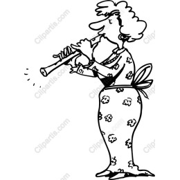 Joyful Flute Player