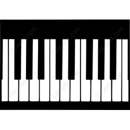 Elegant Piano Keys