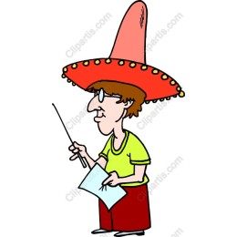 Vibrant Sombrero Character