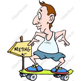 Skater's Meeting Direction